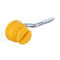 INS038B L45.5cm Tiang Kayu Pagar Listrik Dengan Warna Kuning